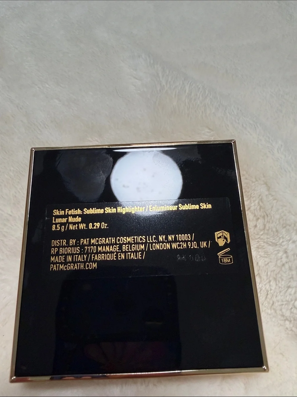 Pat McGrath Rose Gold Shimmer Highlighter Compact